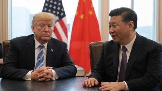 Donald Trump y Xi Jinping, recreados por IA