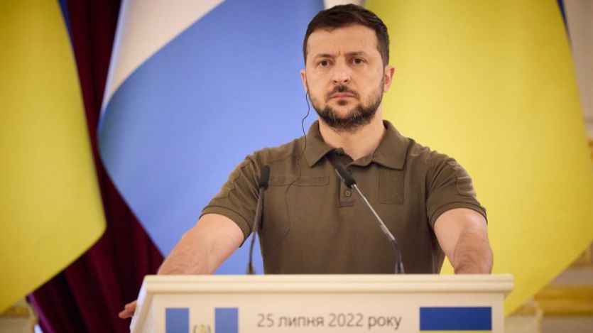El presidente de Ucrania, Volodímir Zelensky