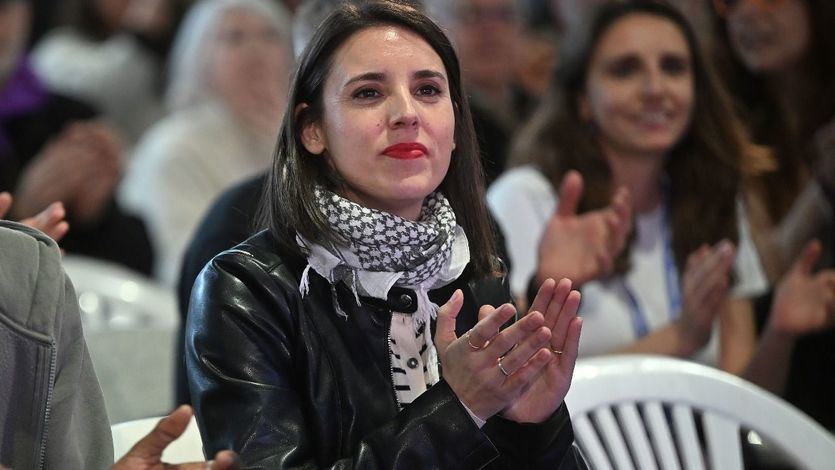 Irene Montero, en un acto de Podemos