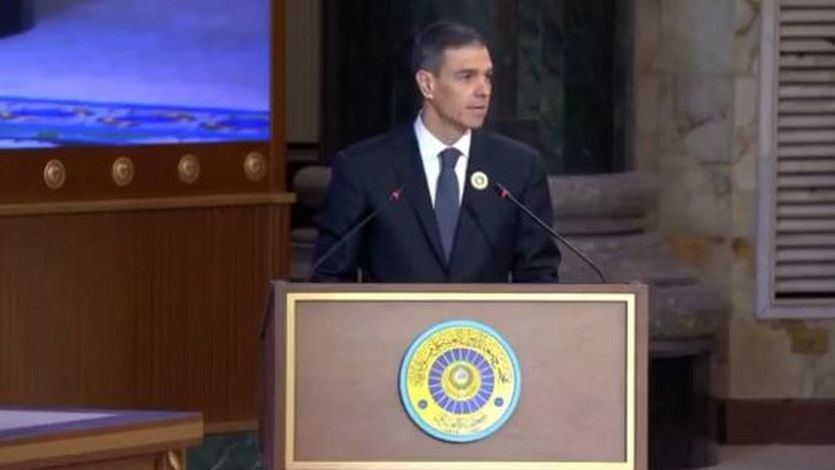 Pedro Sánchez en la Cumbre anual de la Liga Árabe