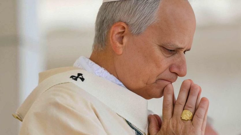El papa León XIV, en una misa