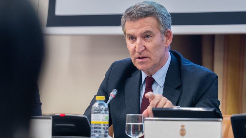 El presidente del PP, Alberto Núñez Feijóo
