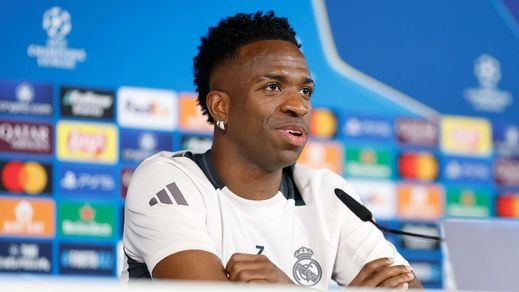 Vinicius, en rueda de prensa