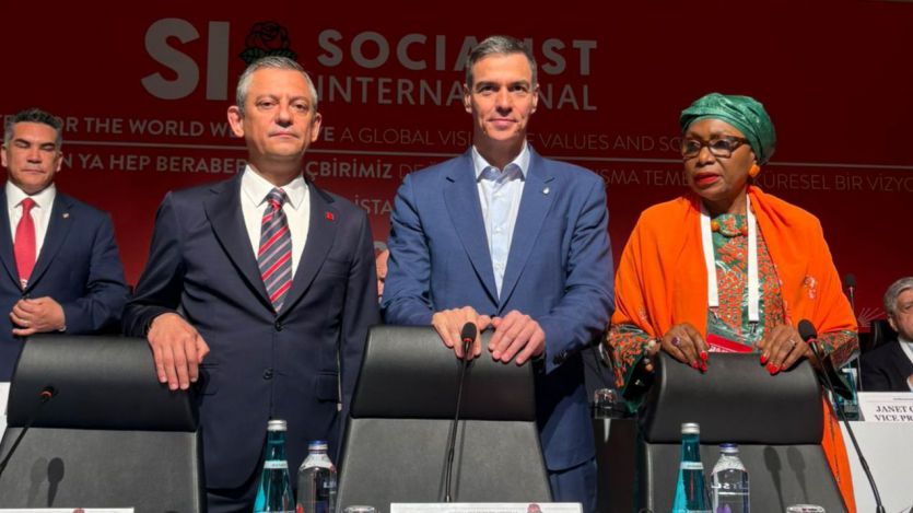 Pedro Sánchez, en el Consejo de la Internacional Socialista en Estambul
