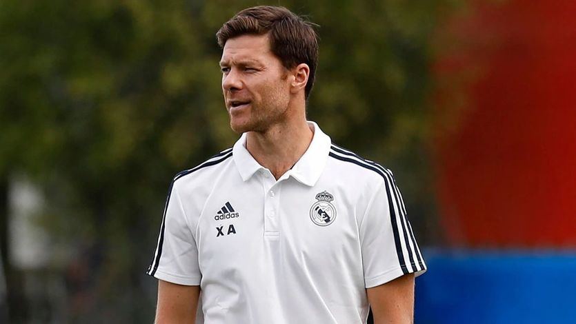 Xabi Alonso, entrenando a juveniles del Real Madrid