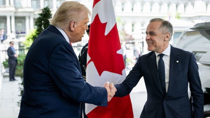 Donald Trump y Mark Carney