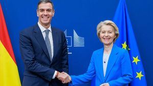 Von der Leyen señala a Israel y llama "intolerable" a la situación en Gaza tras reunirse con Sánchez