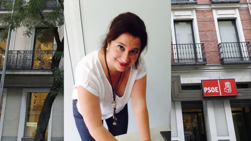 Leire Díez y el PSOE
