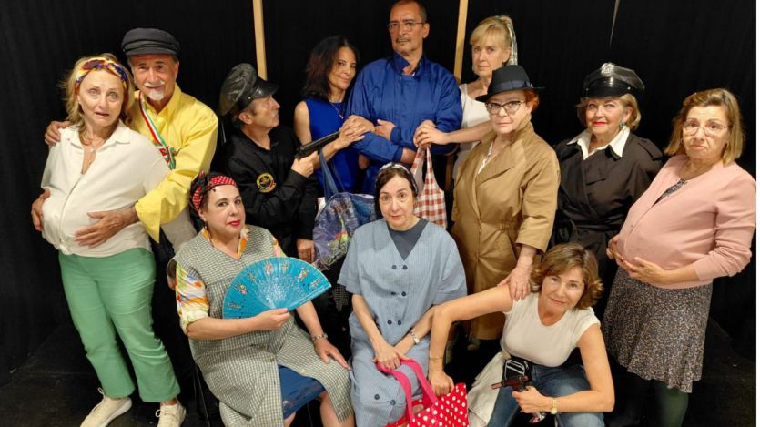 La comedia 'Quien roba a un ladrón...' se sube a las tablas de los Teatros Luchana con el grupo 'Avanzados Martes' de la Escuela Mala Saña
