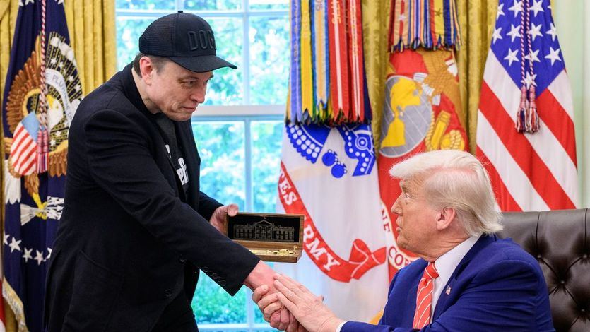 Donald Trump y Elon Musk, en el Despacho Oval