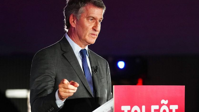 Alberto Núñez Feijóo, líder del PP