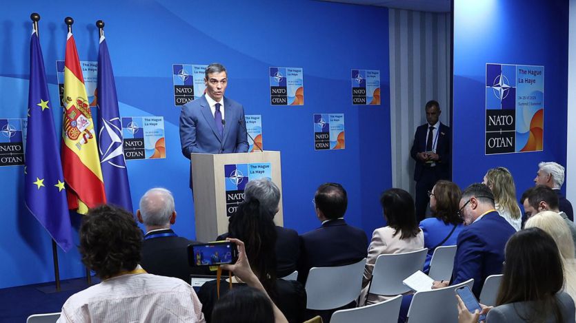 Pedro Sánchez, en la cumbre de la OTAN