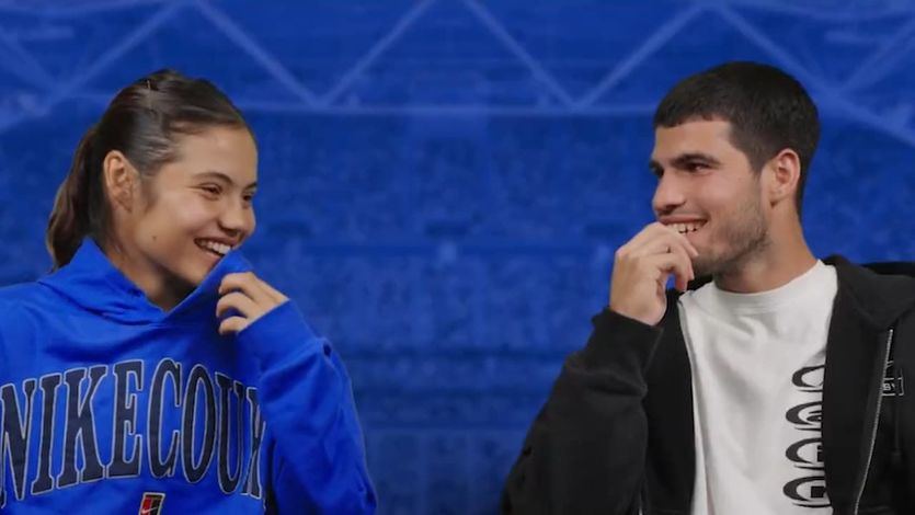 Emma Raducanu y Carlos Alcaraz