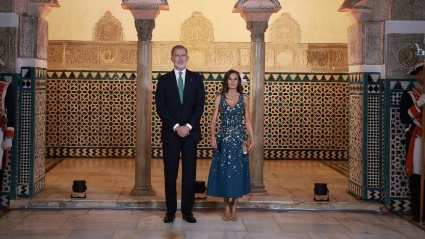 El rey Felipe y la reina Letizia