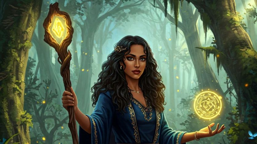 Una maga del horóscopo