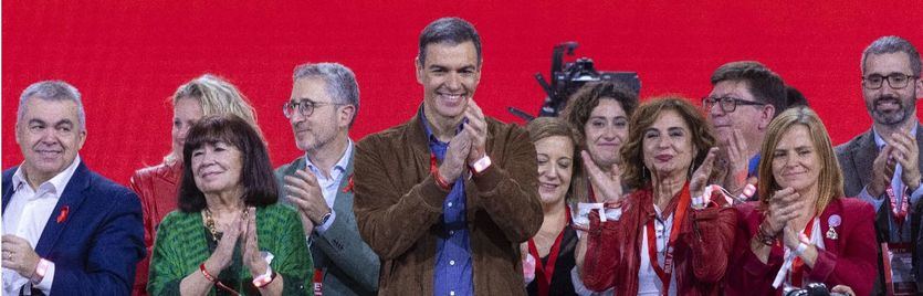 Cúpula del PSOE tras el 41º Congreso