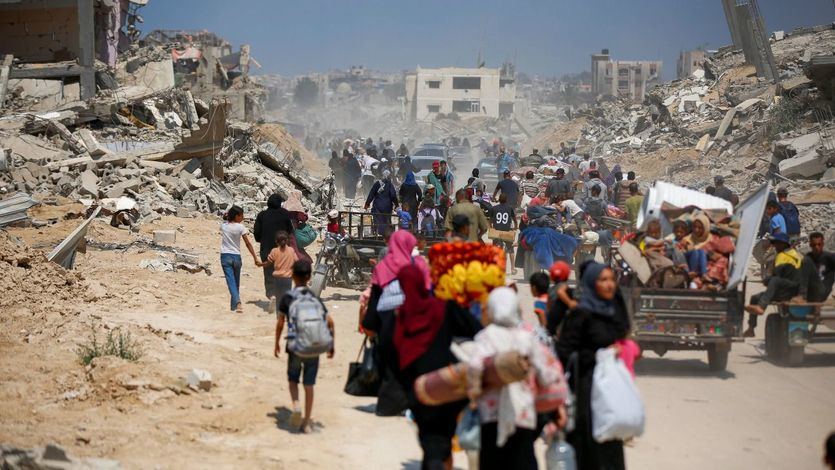 Refugiados palestinos de Gaza