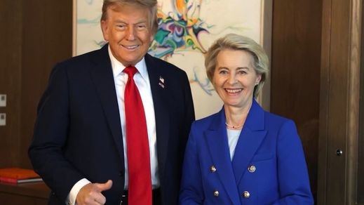 Donald Trump y Ursula von der Leyen
