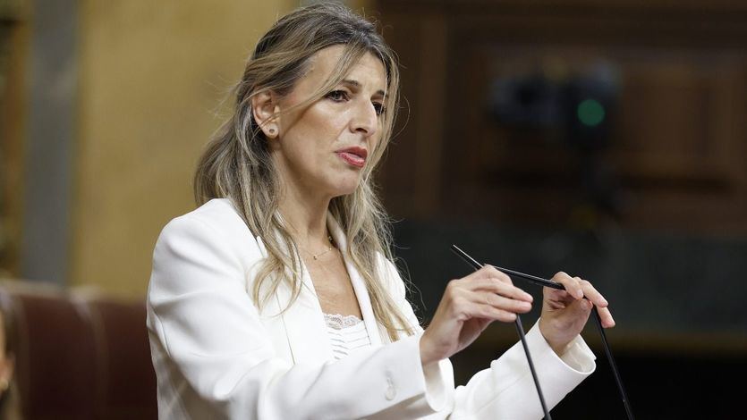 Yolanda Díaz, en el Congreso