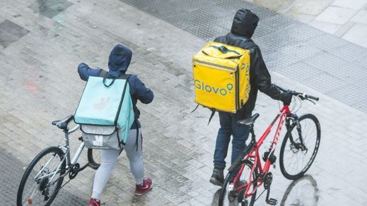 Repartidores de comida a domicilio