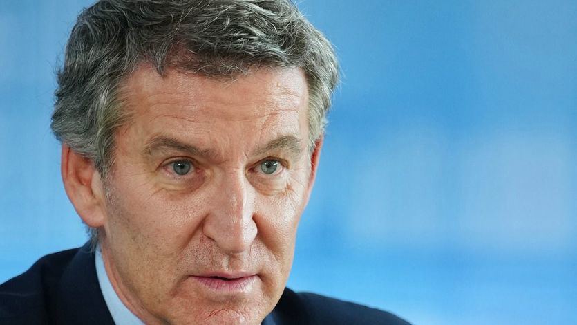 El presidente del PP, Alberto Núñez Feijóo
