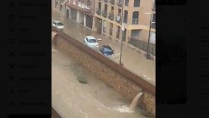 La dana causa estragos en varios puntos de Zaragoza y se activa el aviso rojo en Cataluña