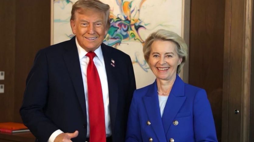 Donald Trump y Ursula von der Leyen
