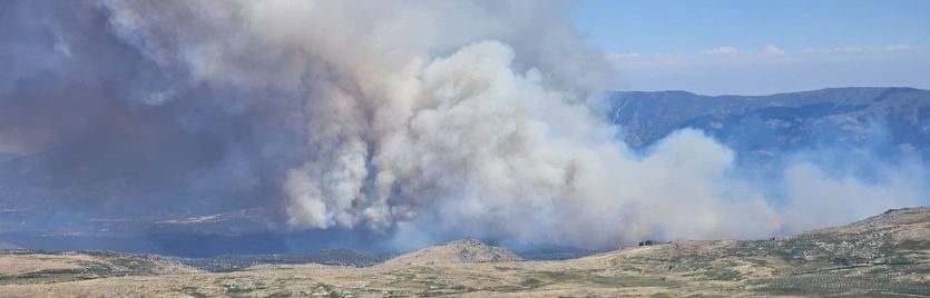 Incendio en Navaluenga (Ávila)