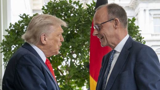 Donald Trump y Friedrich Merz