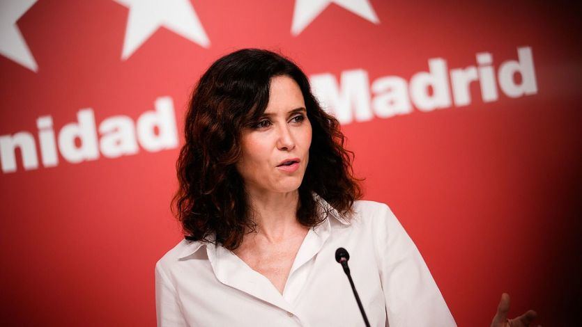 La presidenta madrileña, Isabel Díaz Ayuso