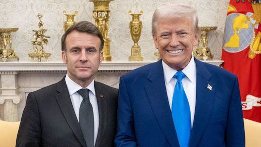 Emmanuel Macron y Donald Trump