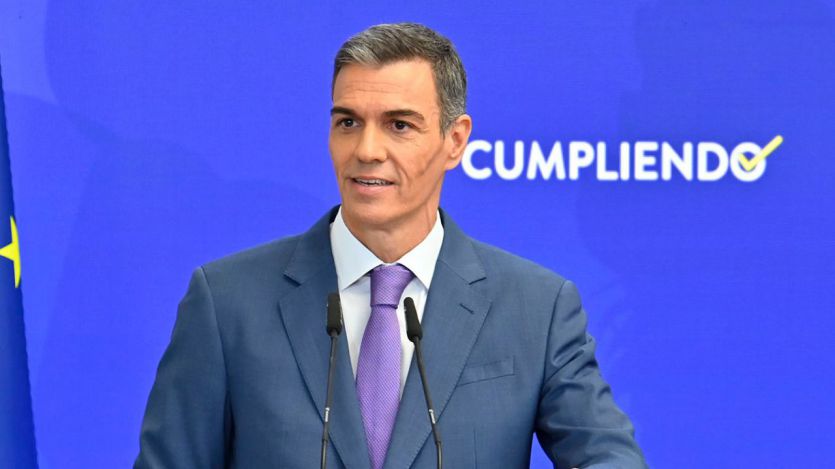 El presidente del Gobierno, Pedro Sánchez