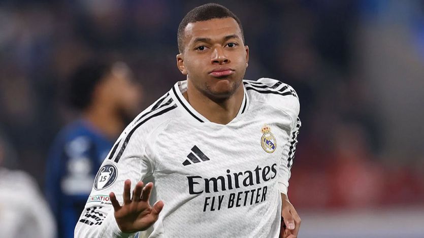 Kylian Mbappé celebra un gol
