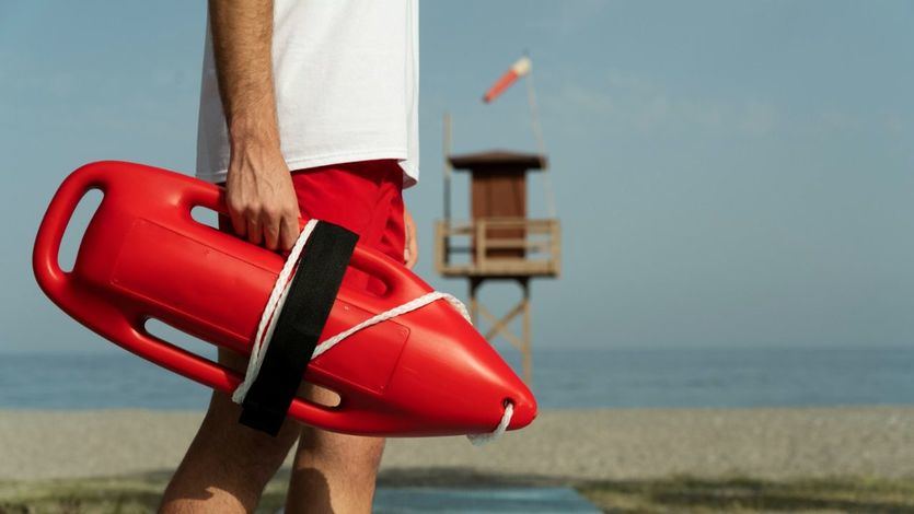 Socorrista en la playa