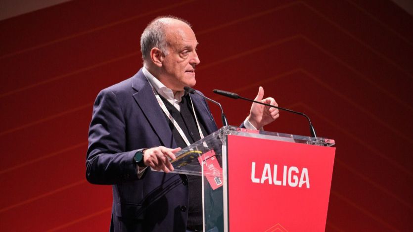 El presidente de La Liga, Javier Tebas