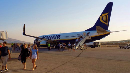 Un avión de Ryanair
