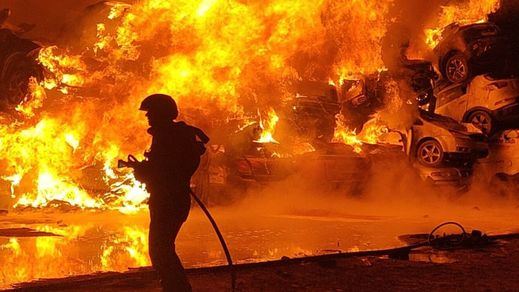 Incendio en Catarroja