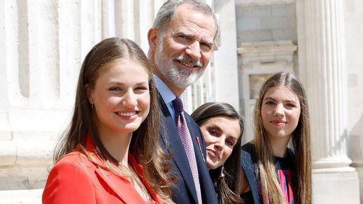 La Familia Real, en un acto