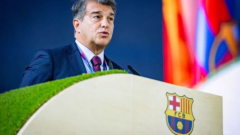 Joan Laporta, presidente del FC Barcelona