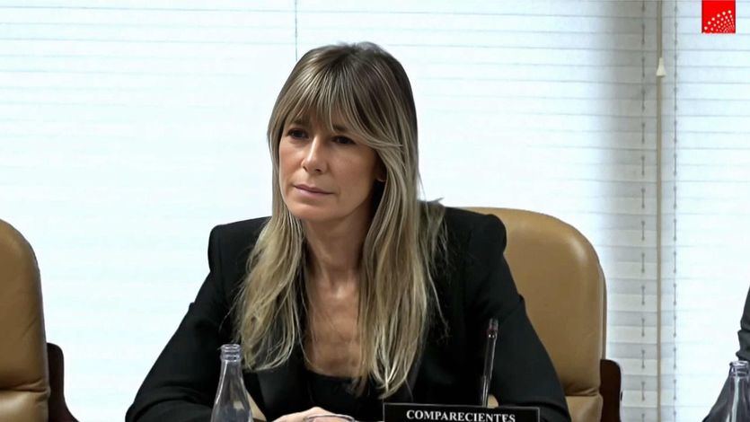 Begoña Gómez, compareciendo en la Asamblea de Madrid