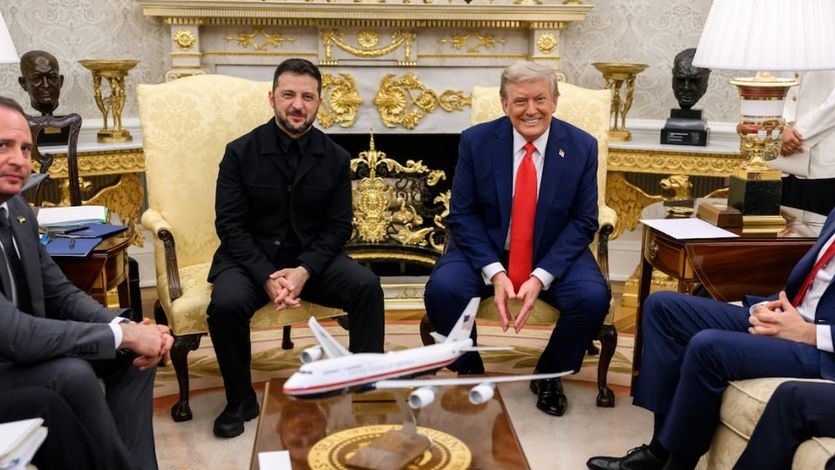Donald Trump y Volodymyr Zelensky