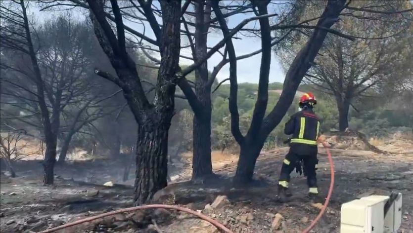 Los bomberos ya han controlado el incendio en Torrelodones
