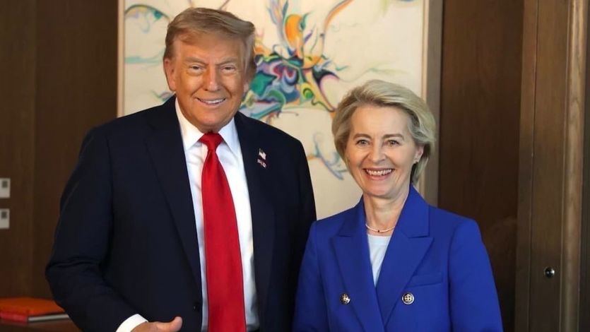 Donald Trump y Ursula von der Leyen
