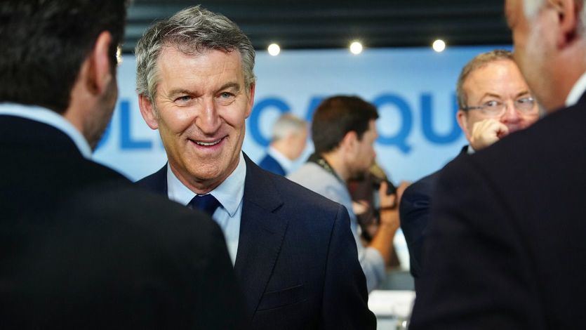 Feijóo, con la cúpula del PP