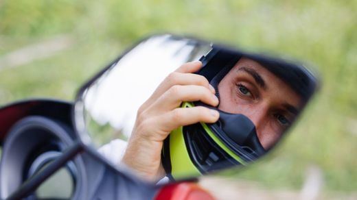 Motorista, imagen de archivo