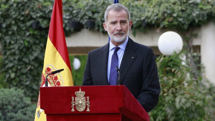 El rey Felipe, durante un acto