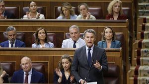 Feijóo, a Sánchez en la sesión de control: "Por seguir en el poder, usted pactaría hasta con Netanyahu"