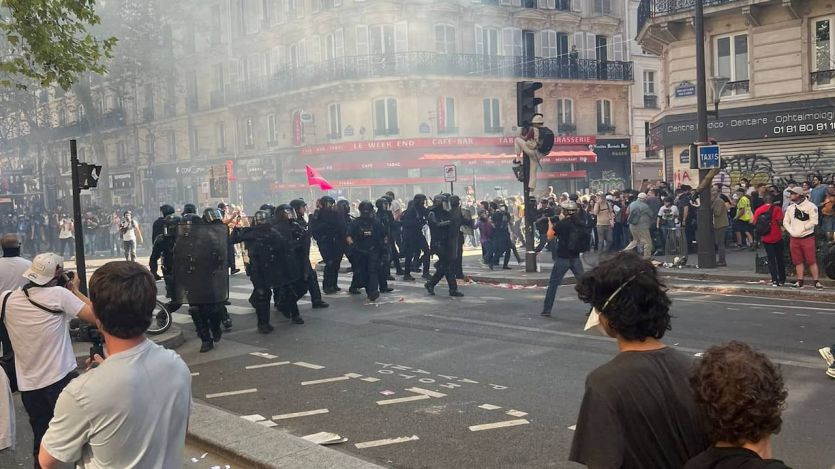 Protestas en Francia
