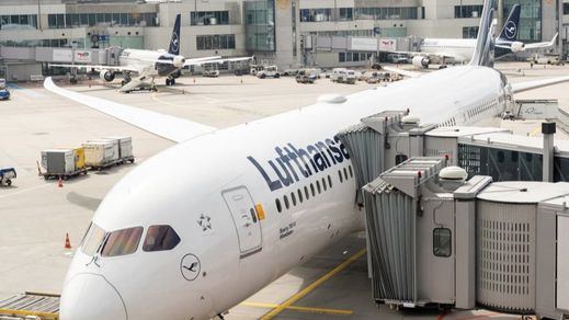 Avión de Lufthansa