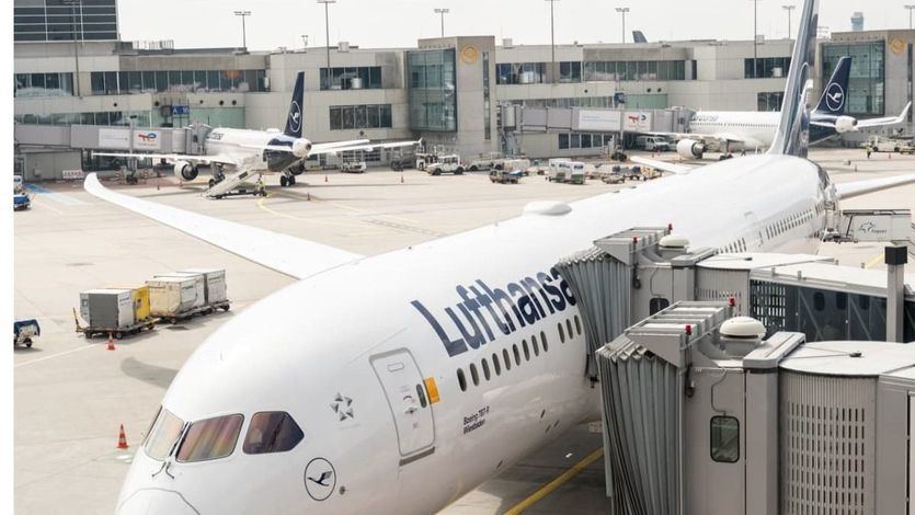 Avión de Lufthansa